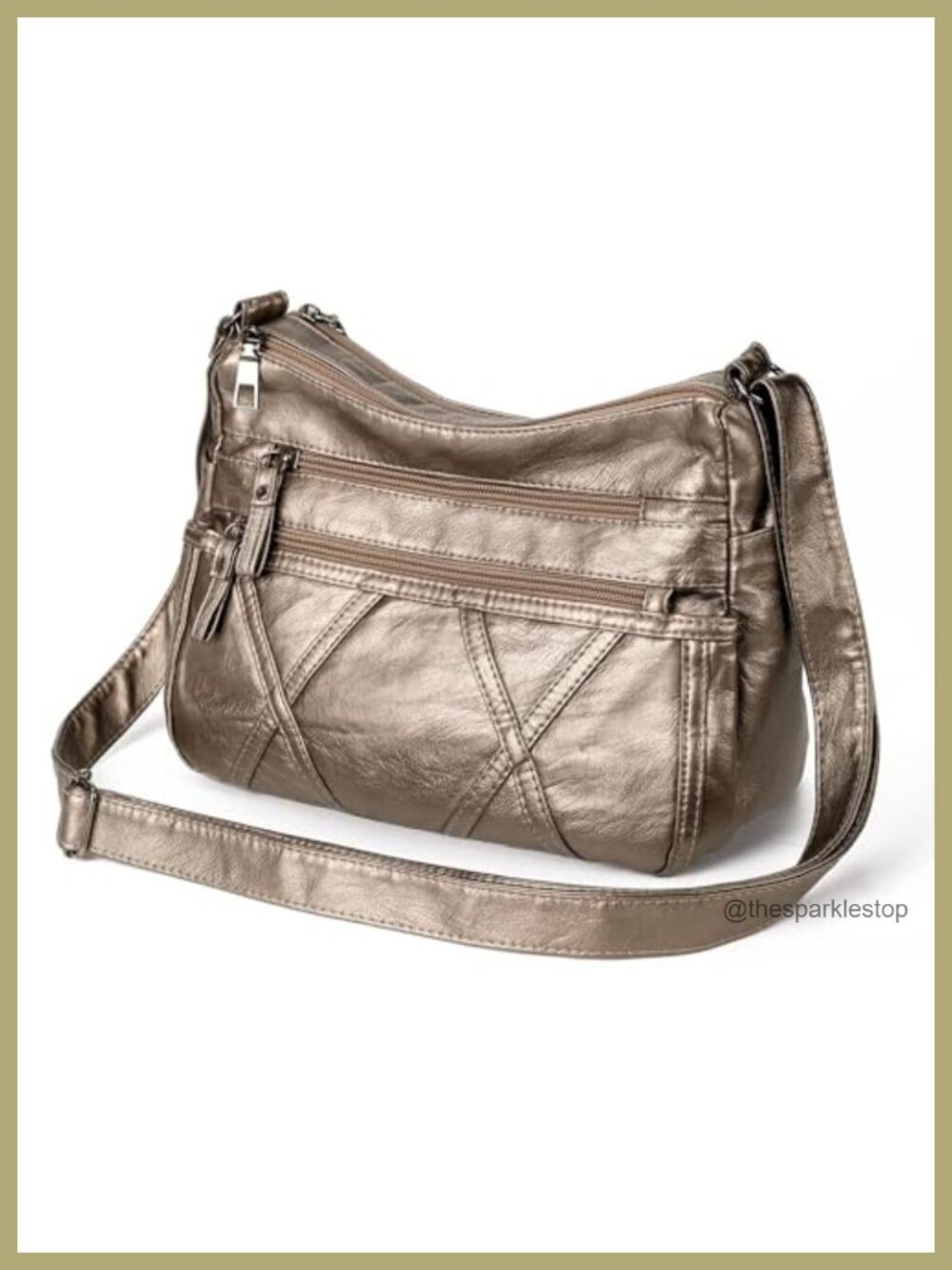 Small Crossbody Bags for Women Shoulder Purse Vegan PU Leather Handbag